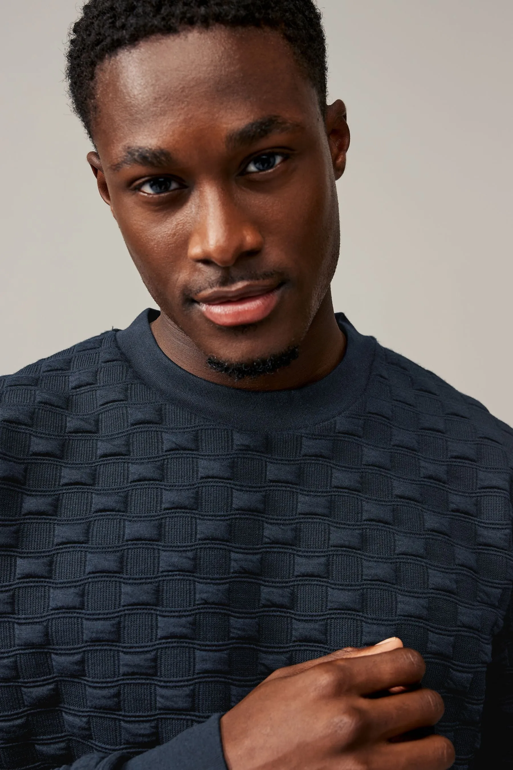 Premium Textured Crewneck Sweatshirt
